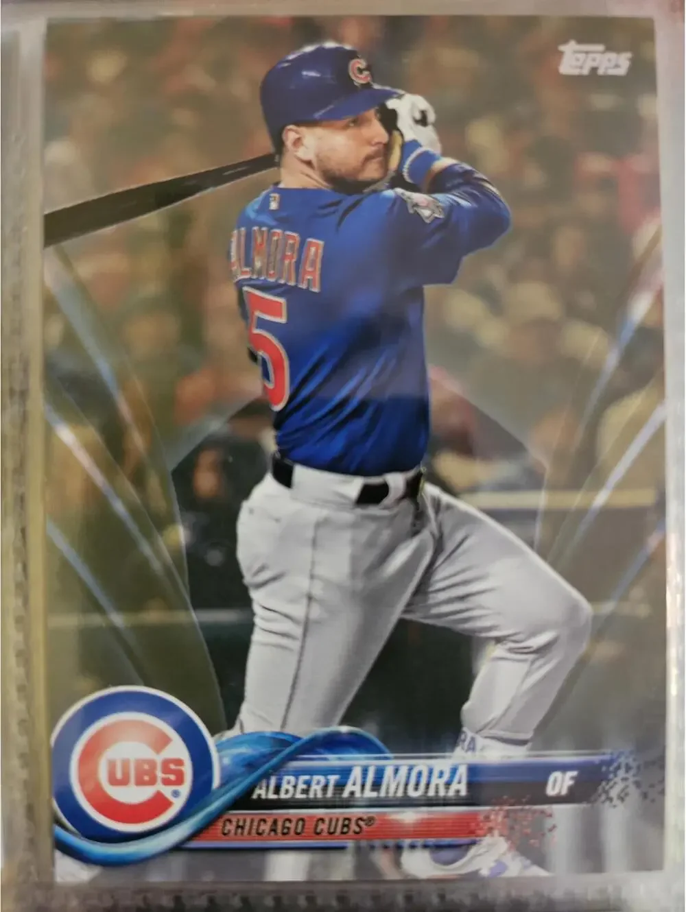 2018 Topps GOLD insert - Albert Almora - No. 0321/2018  #432 - Cubs - RAW Mint